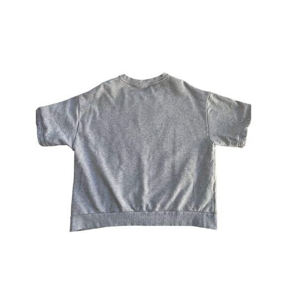 The Upside Alba Short Sleeve Sweatshirt Women's Medium Spell out Organic Cotton - Picture 7 of 7